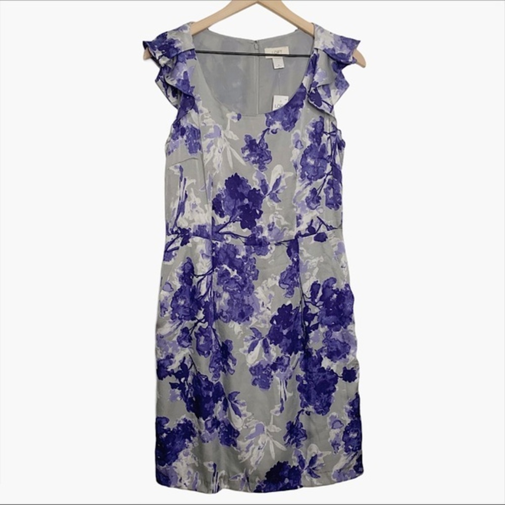 Ann Taylor LOFT Sleeveless Floral Sheath Dress
